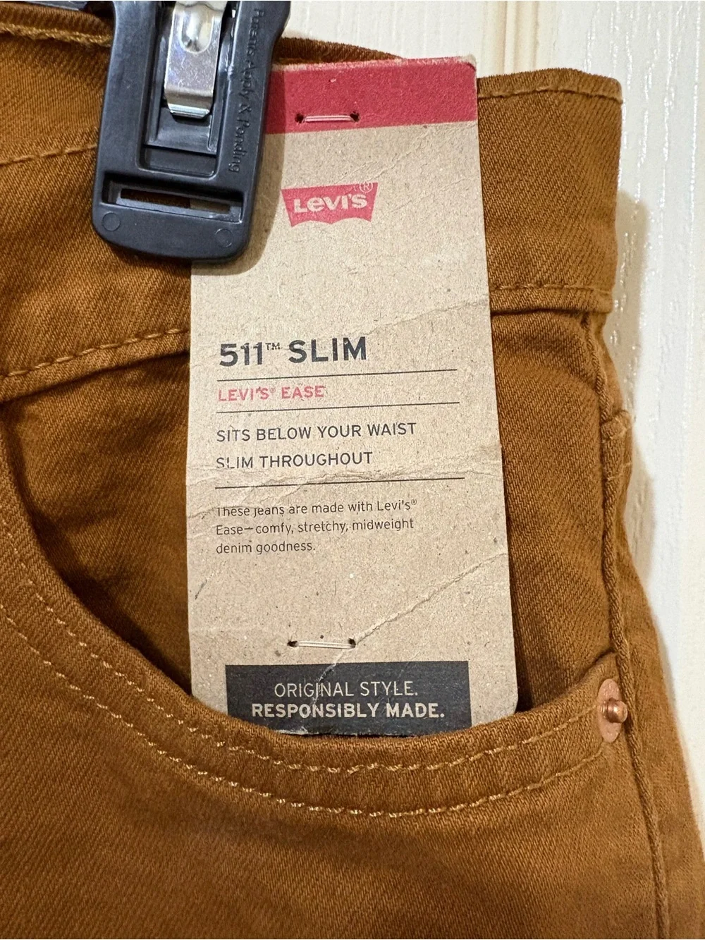 Levi's Men's 511 Slim Jeans in Caramel Brown